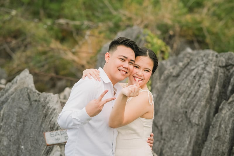 Engagement photo — together in nature